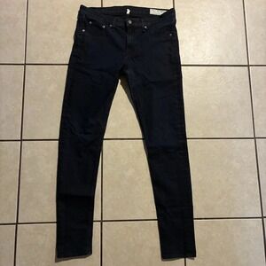 Rag & Bone Women's 31 Blue Denim Legging Jeans Skinny Fit